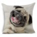 18" Dog Bulldog Cotton linen Pillow Pillow Cover Sofa Cushion Cover Home Dec   291982854697